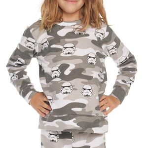 STAR WARS x CHASER youth knit storm trooper Top